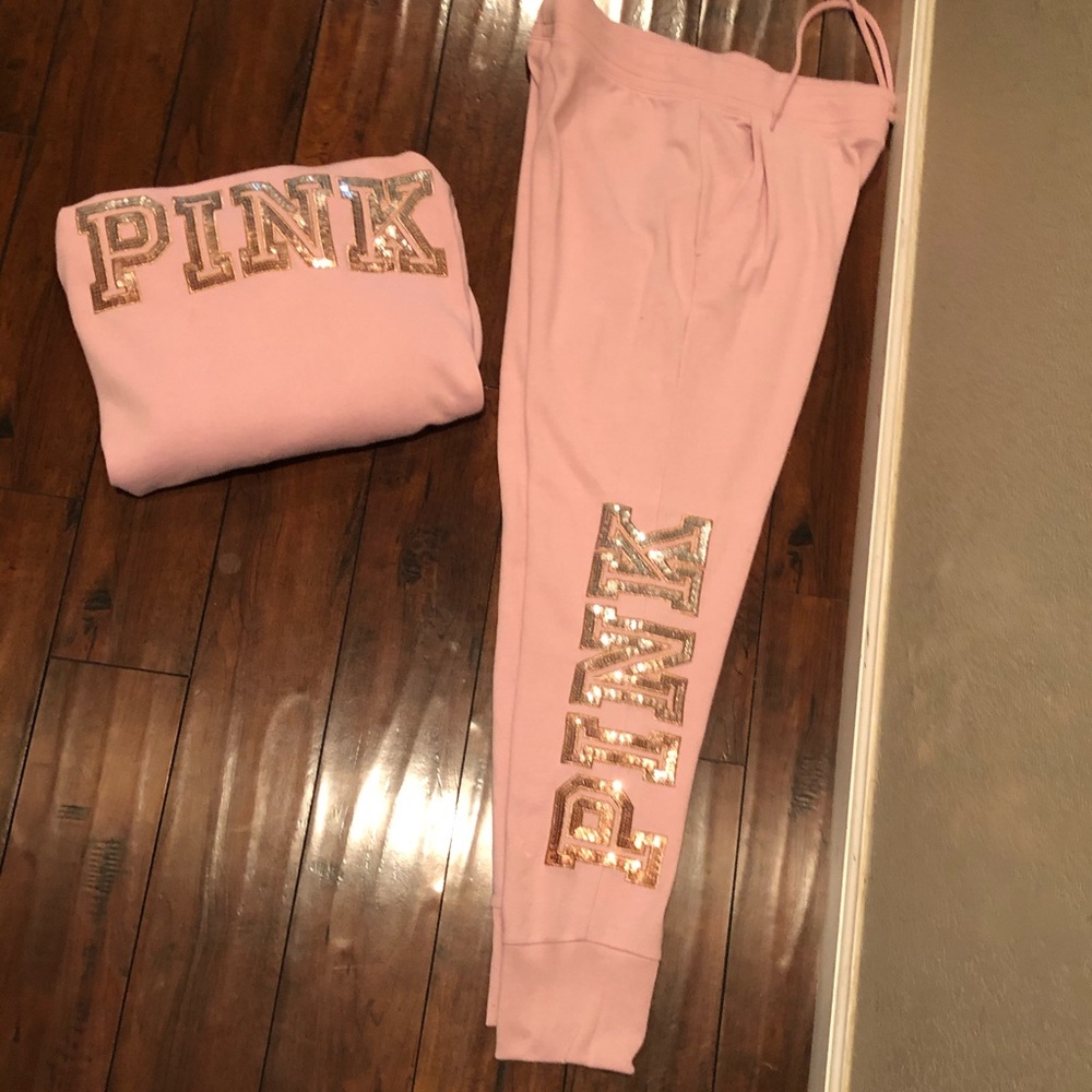 Vs pink bling set (sold)